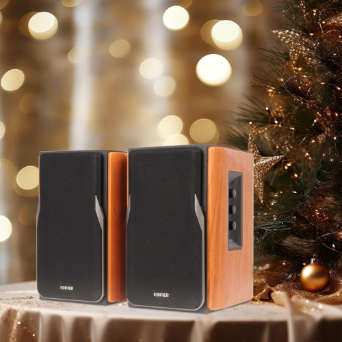 Edifier R1380DB Active Bluetooth Bookshelf Speakers - Wireless Studio Monitor Speaker - Wood