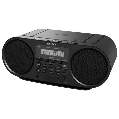 Sony Portable CD Boombox with Bluetooth & NFC - Black