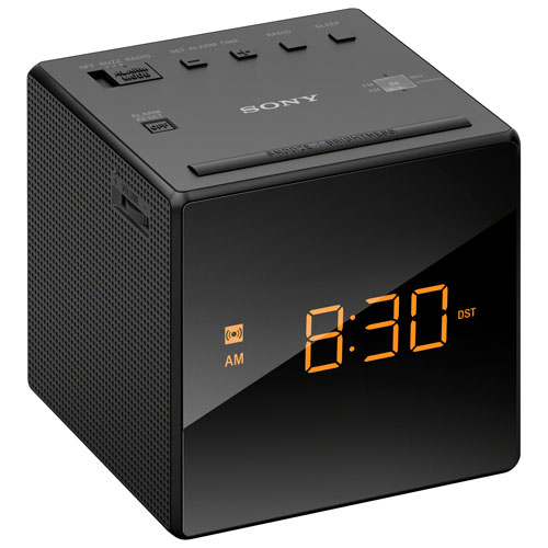 Sony Alarm Clock Radio - Black