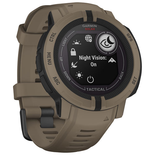 Garmin Instinct 2 Solar Tactical Edition 45mm GPS Watch with Heart