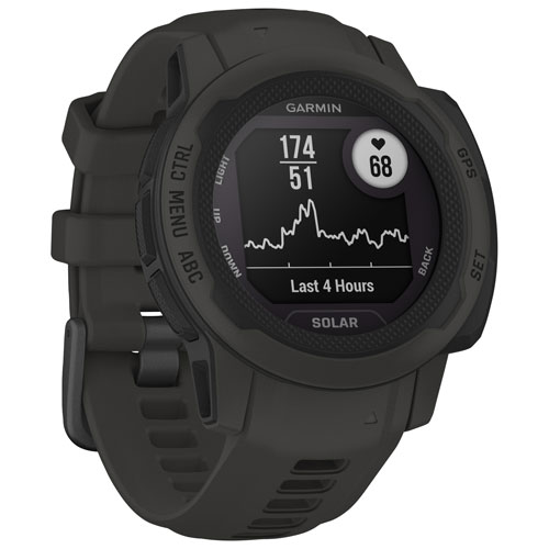 Garmin Instinct 2S Solar 40mm Bluetooth Mutlisport Smartwatch - Graphite