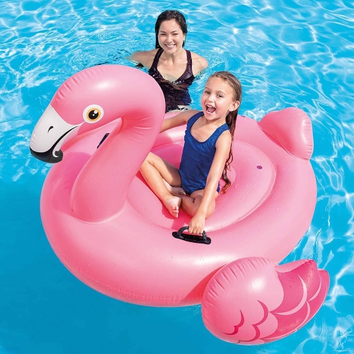 Intex - Inflatable Flamingo for Swimming Pool, 56'' x 54'' x 38'', Pink