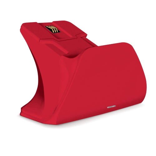 Controller Gear Pulse Red Universal Xbox Pro Charging Stand with 1100 Mah Rechargeable Battery, Charging Station for Xbox Series X|S and Xbox One