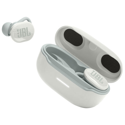 JBL Endurance Race In-Ear Sound Isolating True Wireless Earbuds - White