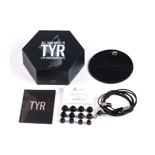 Kinera TYR In-Ear Monitor Ergonomic Design for Comfortable Fit 6mm Micro Dynamic Driver, Black