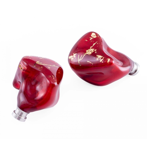 Kinera BD005 PRO In-Ear Monitor Ergonomic Design for Comfortable Fit 9.2mm Beryllium Diaphragm and 30095 armature Drivers, Jewel Red