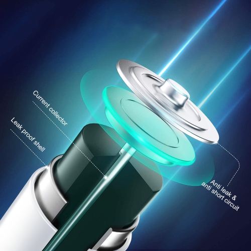 4pcs 1.5V D Batteries alcalines est conforme à la directive de l'UE de la batterie pourraient fonctionner entre -18 et 50 - LivingBasics®