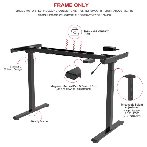 Adjustable standing desk under $200 discount