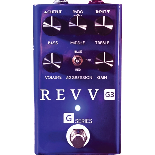 Revv Amplification G3 Overdrive and Distortion Pedal - Purple