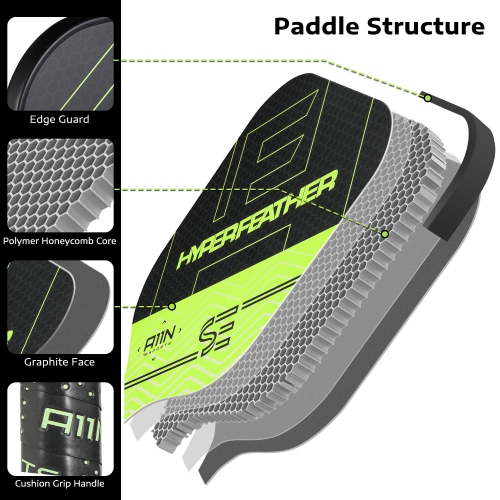 A11N SPORTS HyperFeather SE Pickleball Paddles Set