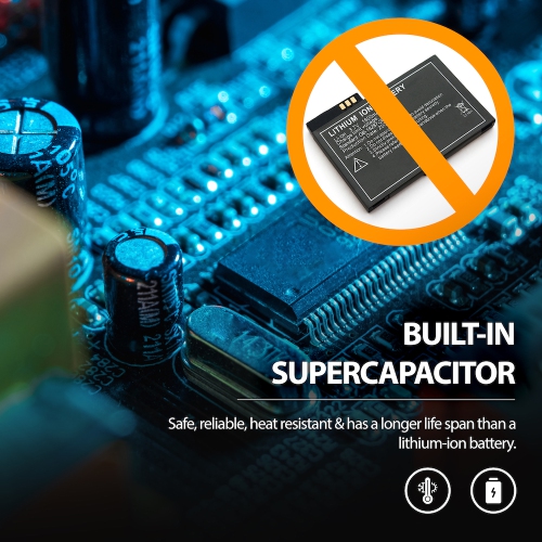 Rexing V1PGW-4K 2.4" LCD Dual Channel Car Dash Cam 2160p Avant + 1080p Arrière avec GPS intégré et Wi-Fi