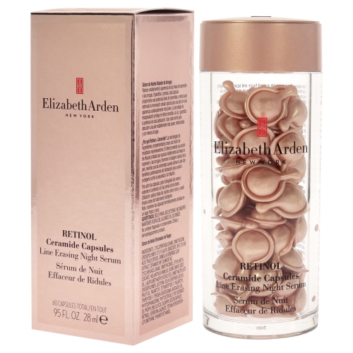 Ceramide Retinol Night Serum by Elizabeth Arden for Women - 60 Count Capsules