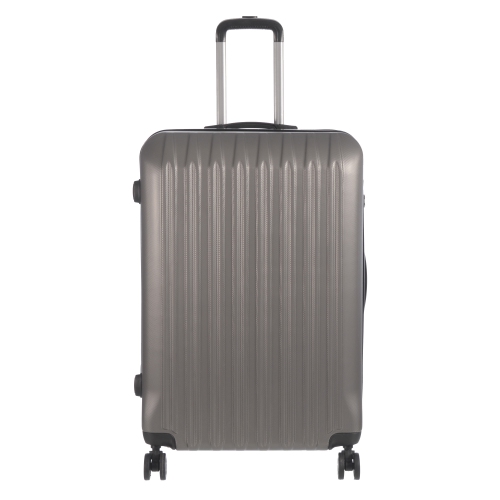 NICCI 28" Large Size Luggage Grove Collection - Charcoal Grey