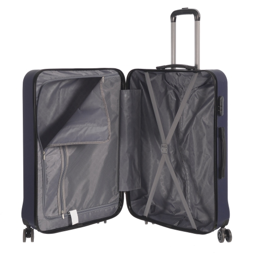 NICCI 28" Large Size Luggage Grove Collection - Dark Blue