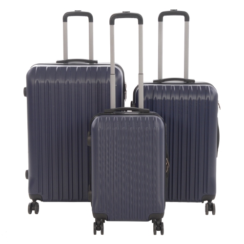 NICCI 3 piece Luggage Set Grove Collection - Dark Blue | Best Buy Canada