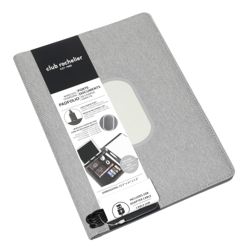 Club Rochelier Wireless Charging Padfolio