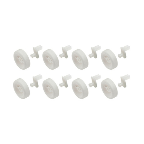 WG04A03477 OEM GE Dishwasher Lower Dishrack Roller Assembly Kit 8 Pack