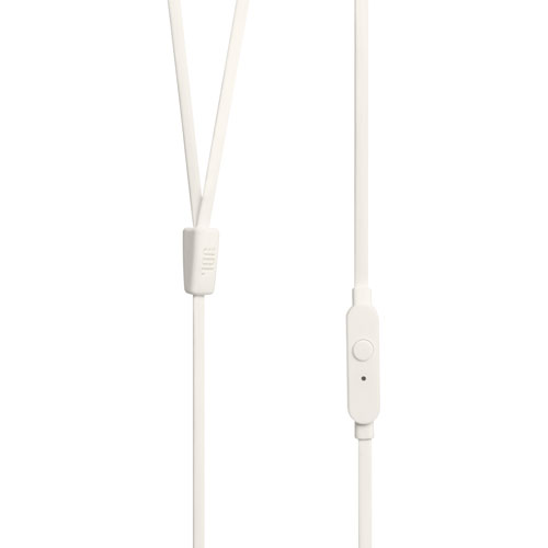 JBL T110 In-Ear Sound Isolating Headphones - White
