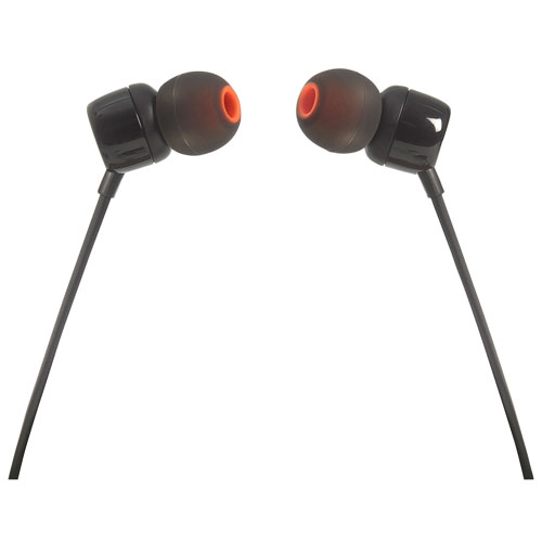 Écouteurs boutons à isolation sonore T110 de JBL - Noir