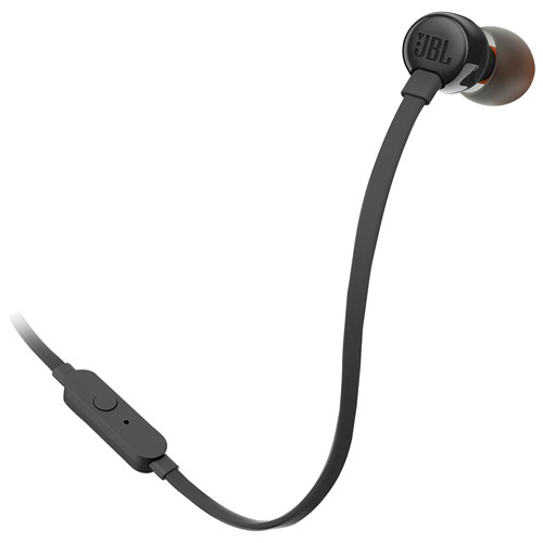 Écouteurs boutons à isolation sonore T110 de JBL - Noir