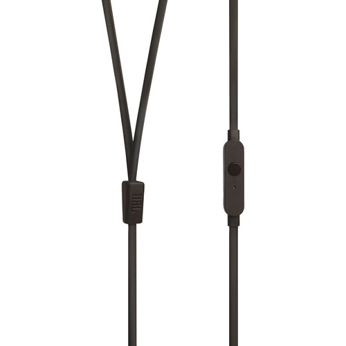Écouteurs boutons à isolation sonore T110 de JBL - Noir