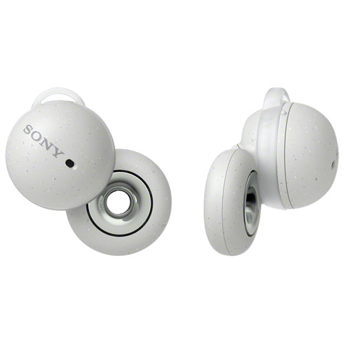 Écouteurs boutons 100 % sans fil à anneaux ouverts LinkBuds de Sony - Blanc