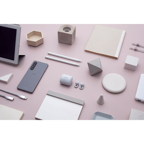 Écouteurs boutons 100 % sans fil à anneaux ouverts LinkBuds de Sony - Blanc