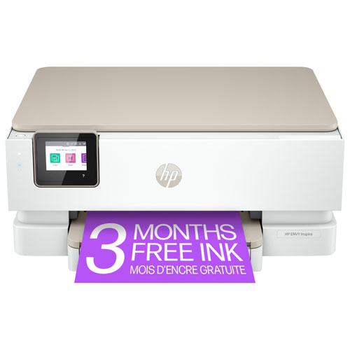 HP ENVY Inspire 7255e Wireless All-In-One Inkjet Printer - HP Instant Ink 3-Month Free Trial Included*