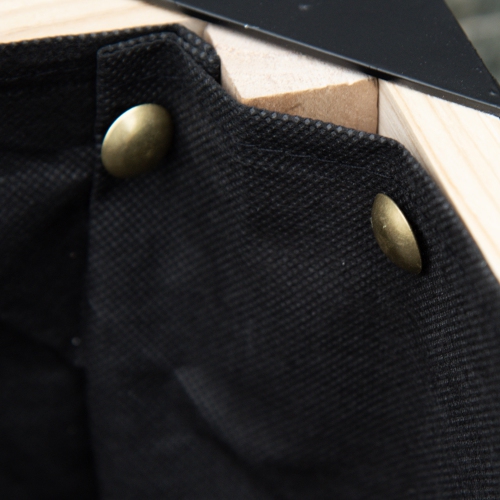 Outsunny Raised Garden Bed, Elevated Planter Box, 47"x24"x29" with Legs, Metal Frame, Wooden Planter Pot for Backyard, Patio to Grow Vegetables,