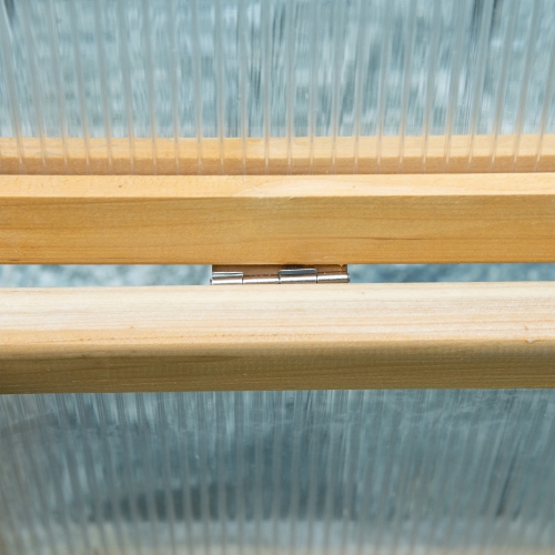 Jardinière surélevée portative en bois à cadre froid avec dessus qui s'ouvre pour l'intérieur, l'extérieur, les fleurs, les légumes, les plantes,