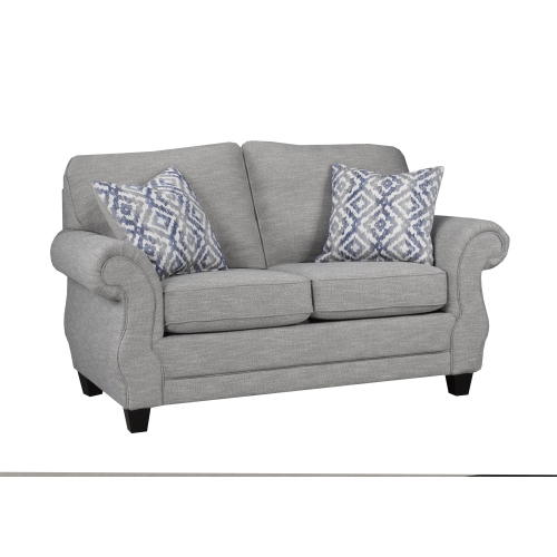 Canadian Sofa Distributions 'Kingston' Spruce Fabric Loveseat