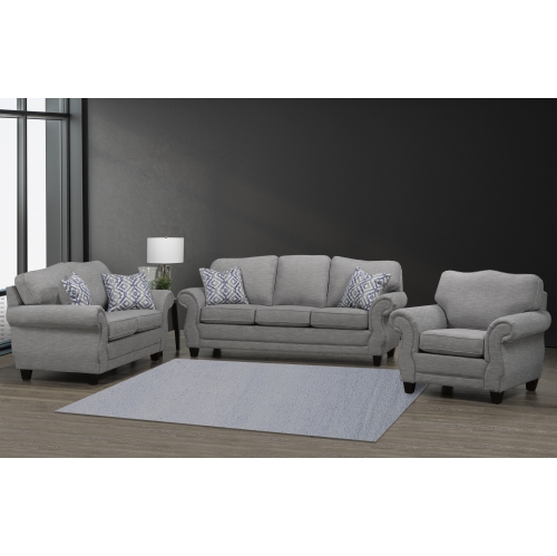 Canadian Sofa Distributions 'Kingston' Spruce Fabric Sofa