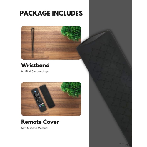 Couvercle de protection antichoc/étui compatible avec la nouvelle télécommande vocale Alexa pour sapin TV Stick 3e gén./Fire TV Stick 4K (2021) Étui