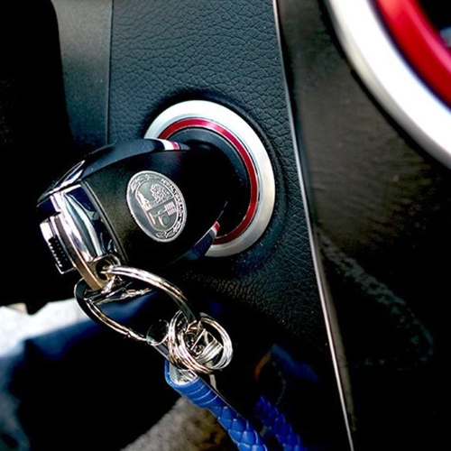 1 Piece Metal 3D Apple Tree Badge Key Back Cover A0008900023 Compatible for Mercedes Benz AMG Key Cover