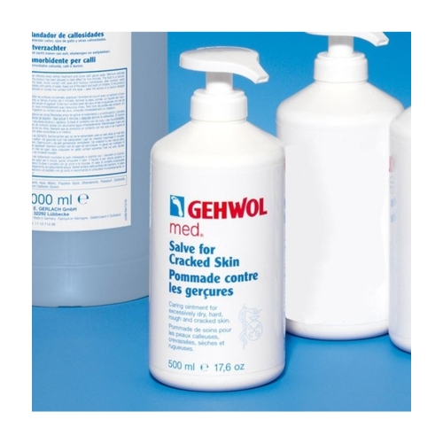 Gehwol Med Salve for Cracked Skin w/ Pump 500 ml
