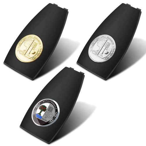 Metal 3D Apple Tree Badge Key Back Cover A0008900023 Compatible for Mercedes Benz AMG Key Cover