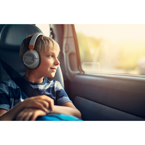 JBL Junior 460NC Over-Ear Noise Cancelling Bluetooth Kids Headphones - White