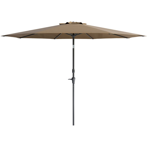 Amber Emily Contemporary 10 ft. Tilting Octagon Patio Umbrella - Sandy Brown