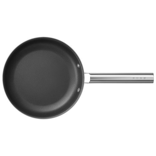 Smeg 9.5" Aluminum Frying Pan - Matte Red