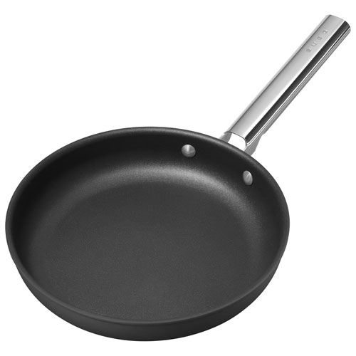 Smeg 10" Aluminum Frying Pan - Matte Black