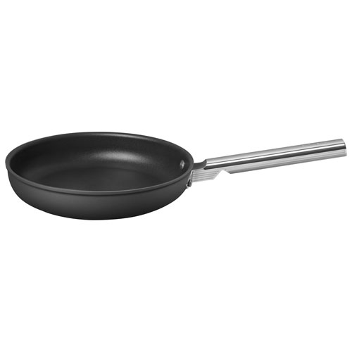 Smeg 10" Aluminum Frying Pan - Matte Black
