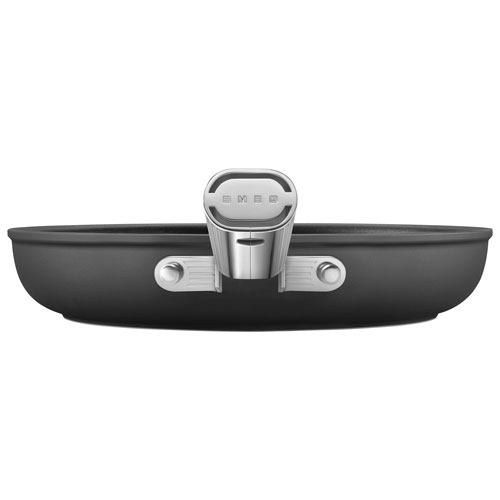 Smeg 10" Aluminum Frying Pan - Matte Black