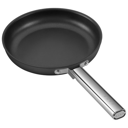 Smeg 10" Aluminum Frying Pan - Matte Black