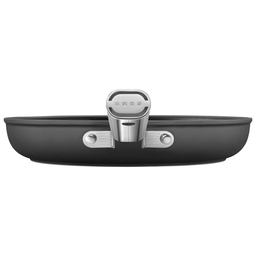 Poêle à frire de 11 po en aluminium de Smeg - Noir mat