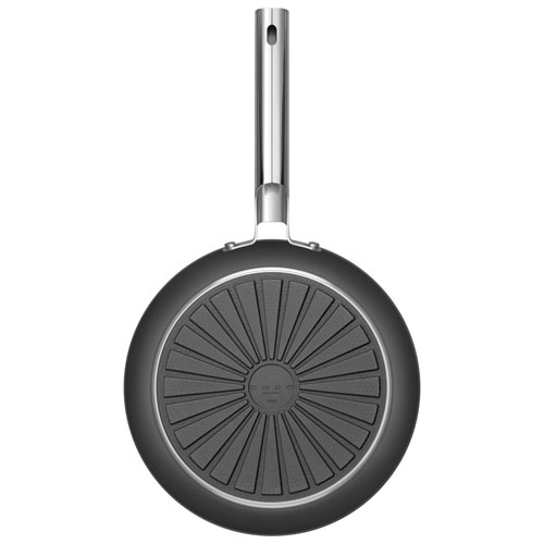 Poêle à frire de 11 po en aluminium de Smeg - Noir mat