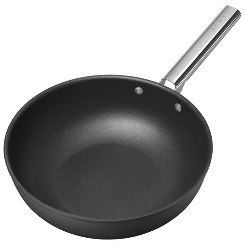 Smeg 12" Aluminum Wok - Matte Black