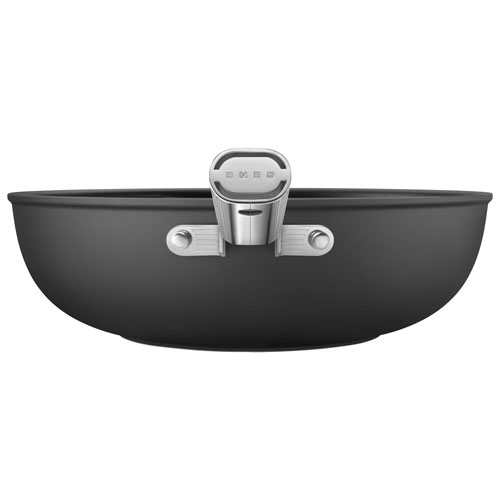 Smeg 12" Aluminum Wok - Matte Black