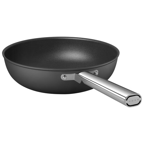 Smeg 12" Aluminum Wok - Matte Black