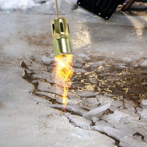 Ivation 320,000 BTU Propane Torch, Heavy Duty Weed Burner, Extra Long 12’ Hose, Adjustable Flame Control, Outdoor Weed Killer for Weeds, Snow