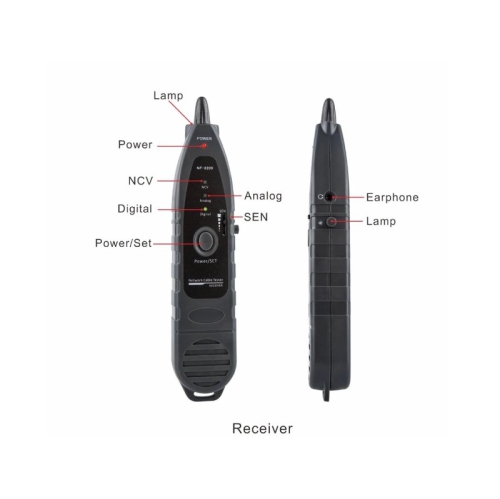 Speedex Network Cable Tester Wire Tracker Network Tool Scan Cable Wiremap Tester CAT5 CAT6 Cable Length Measurement, PoE Testing, NCV Function